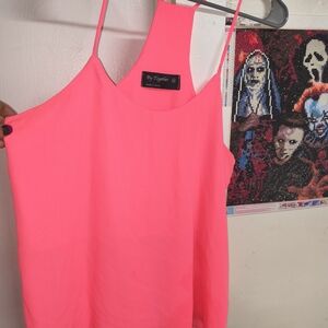 By Together Women's Neon Pink Top